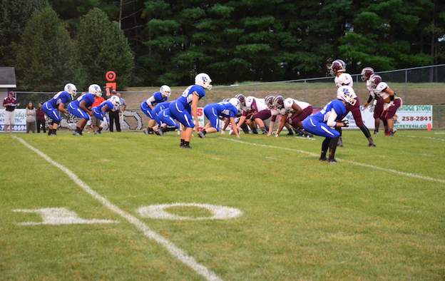 Cats Football Falls to Amherst 49-7