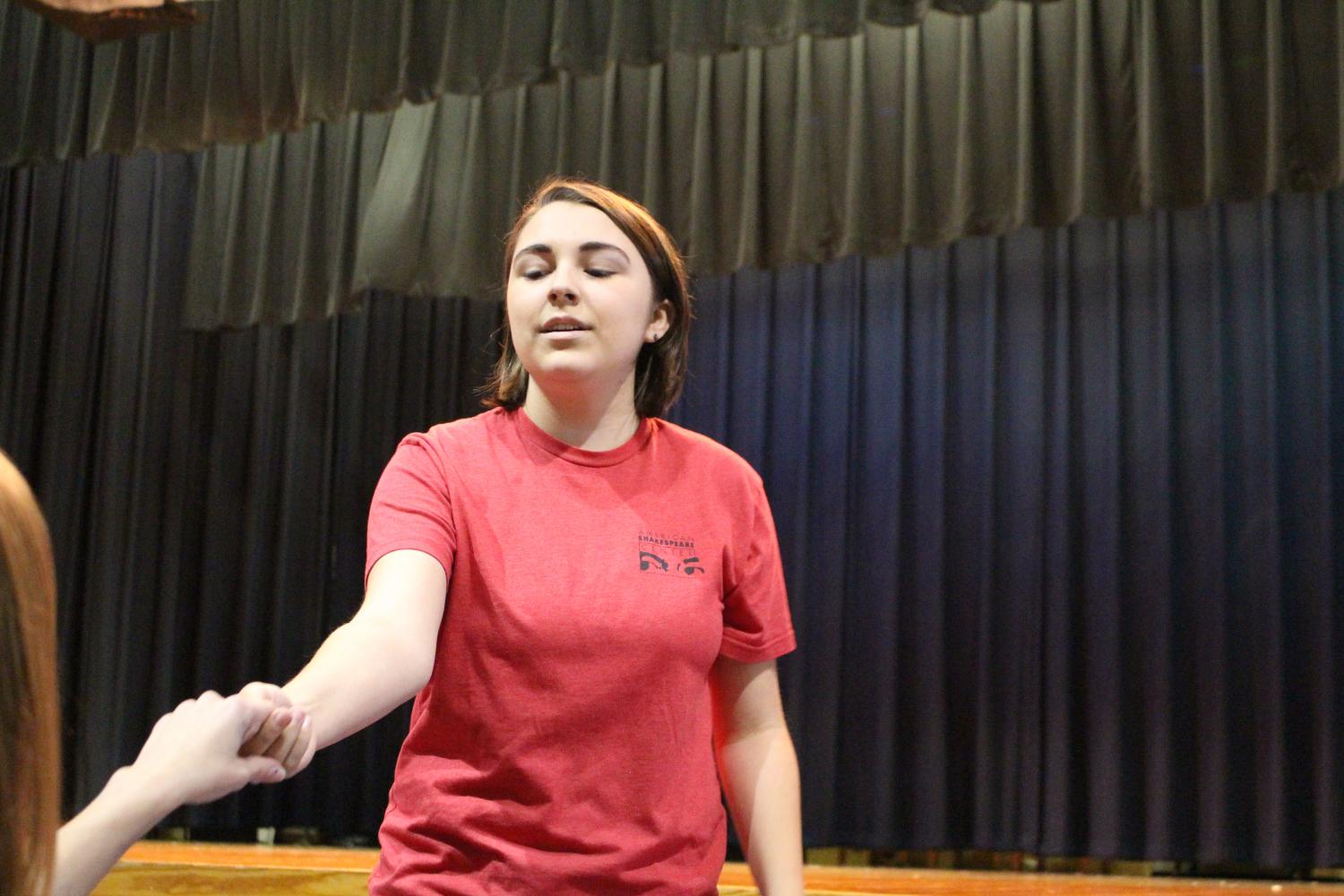 Moreschi has juggled directing both school and community plays in her junior year. Photo by Grace Sailer
