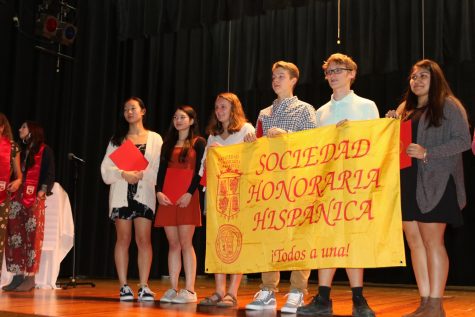 French and Spanish Honor Society Induct New Members