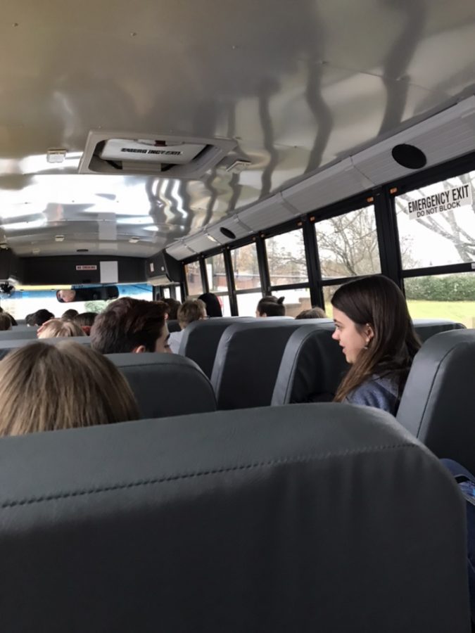RCHS students took a bus to V.M.I. to take the A.M.C. Test.