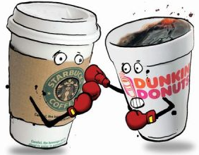 Dunkin takes on Starbucks in the ring