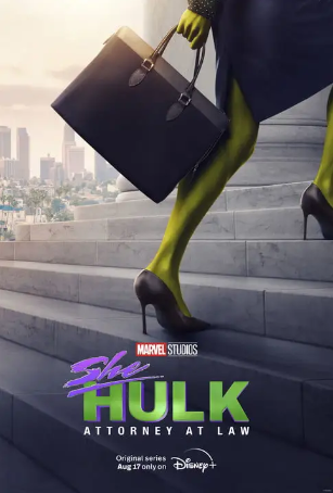 Show poster for “She-Hulk” on Disney+.
