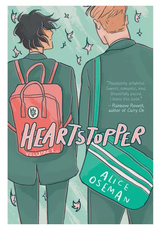Heartstopper graphic novel cover designed by Alice Oseman
