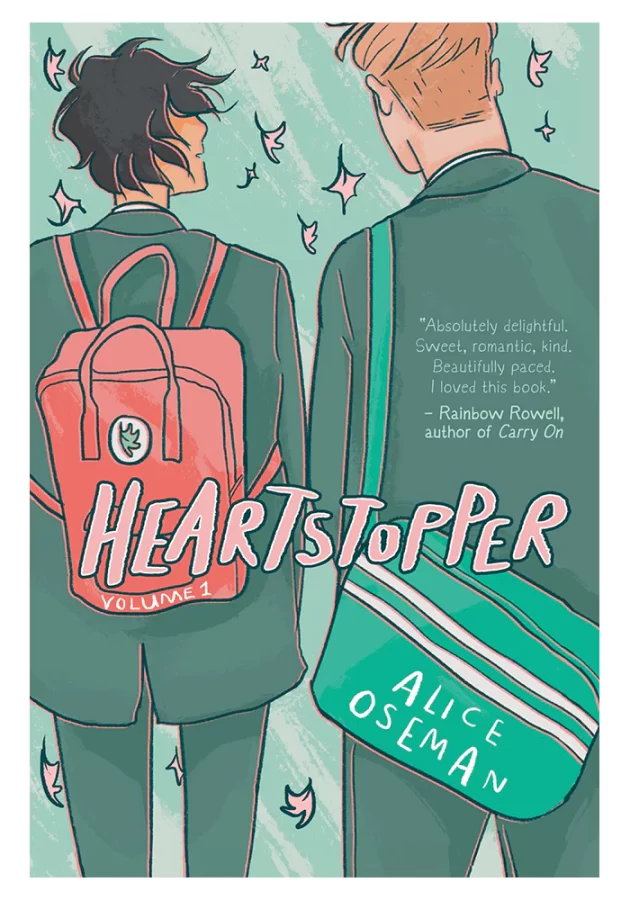 Heartstopper graphic novel cover designed by Alice Oseman