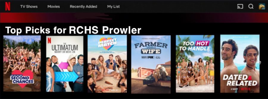 RCHS Prowler top Netflix reality shows.