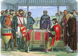 King John Signing the Magna Carta in 1215. “King John Signs the Magna Carta, BBC.”