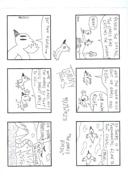 TOMMY TOONS: the early bird