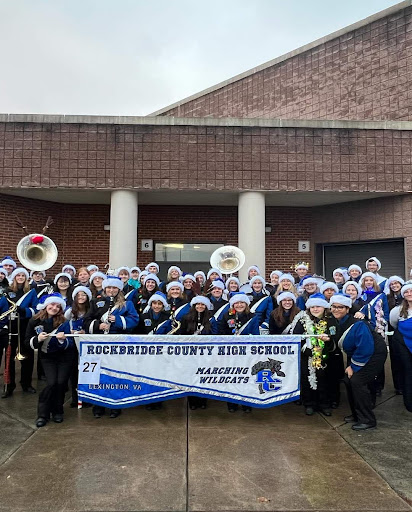 “Marching Band Before Christmas Parade” by RCHS Music Department licensed under https://www.facebook.com/RockbridgeCountyMusicDepartment?mibextid=vk8aRt