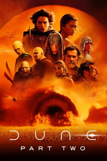 Dune part 2 movie poster courtesy of themovieb.org 

