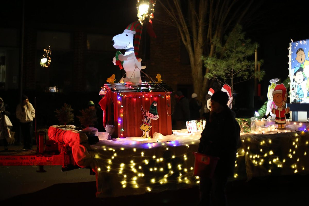 Snoopy float was featured in the parade.