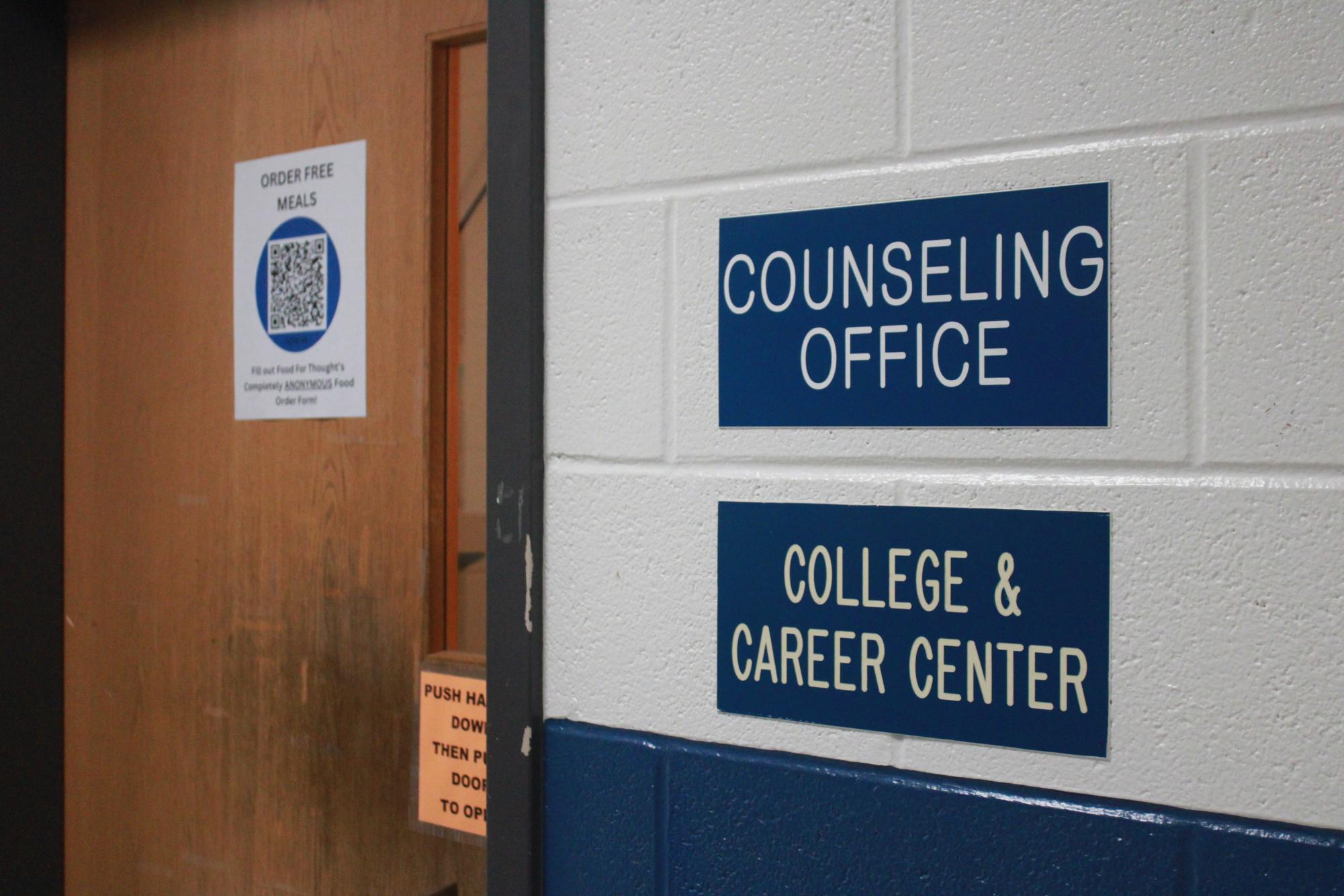 RCHS Counseling office where students can get information of colleges and careers. 