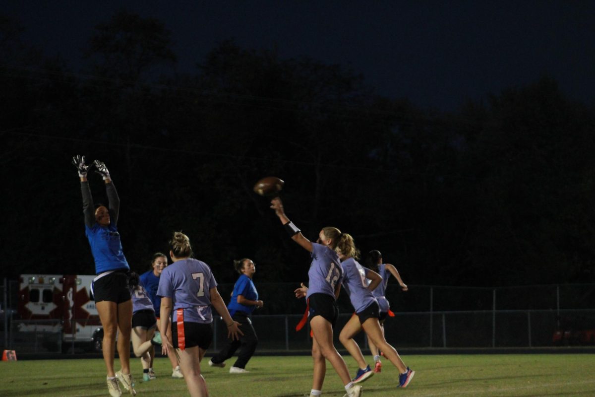 "I liked playing in the powderpuff game because I got to play a sport I have never played before. I like football but I never really watch it, so it was fun to learn more about a sport that is pretty popular. I also loved playing with my friends and competing against the seniors."- Junior Anna Nye