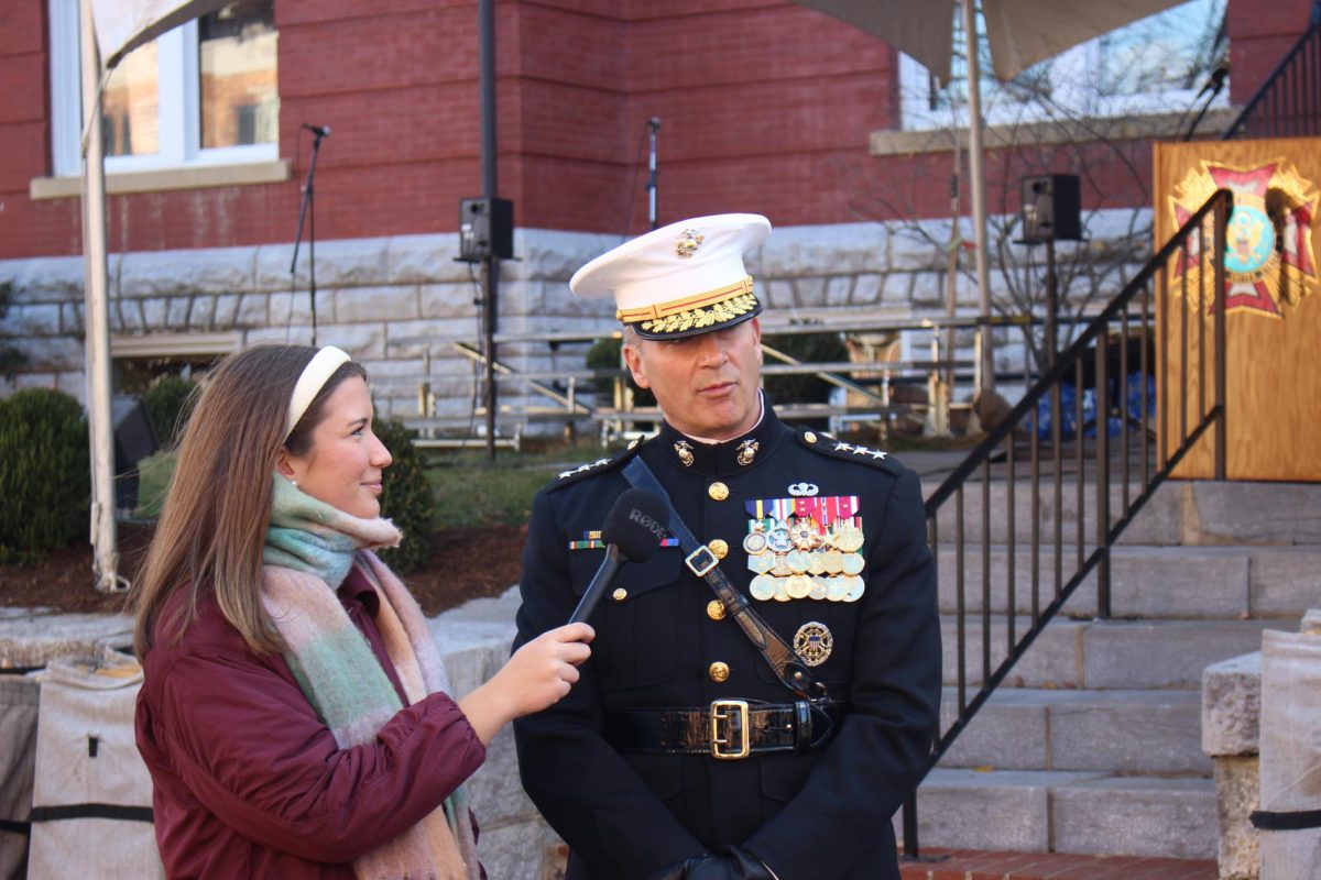 Junior Cate Wilson gets an interview  with David Furness.