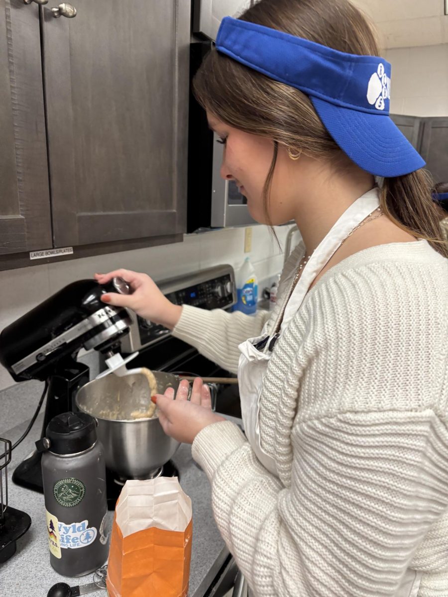 Tasha Shorter cooking during Hospitality