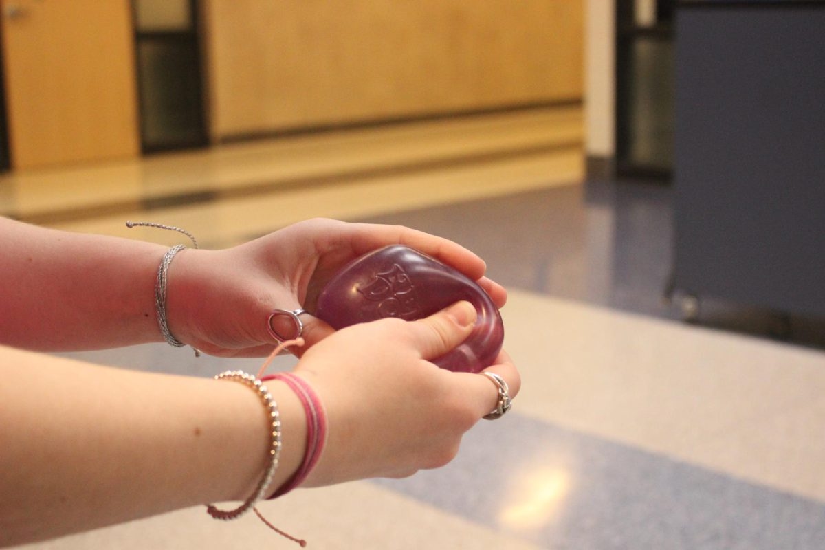 Students squash stress with fidgets