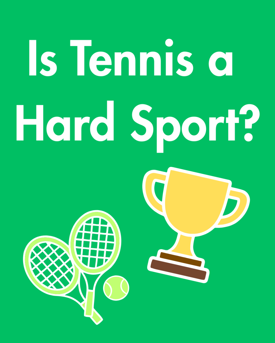 Graphic questioning the difficulty of tennis