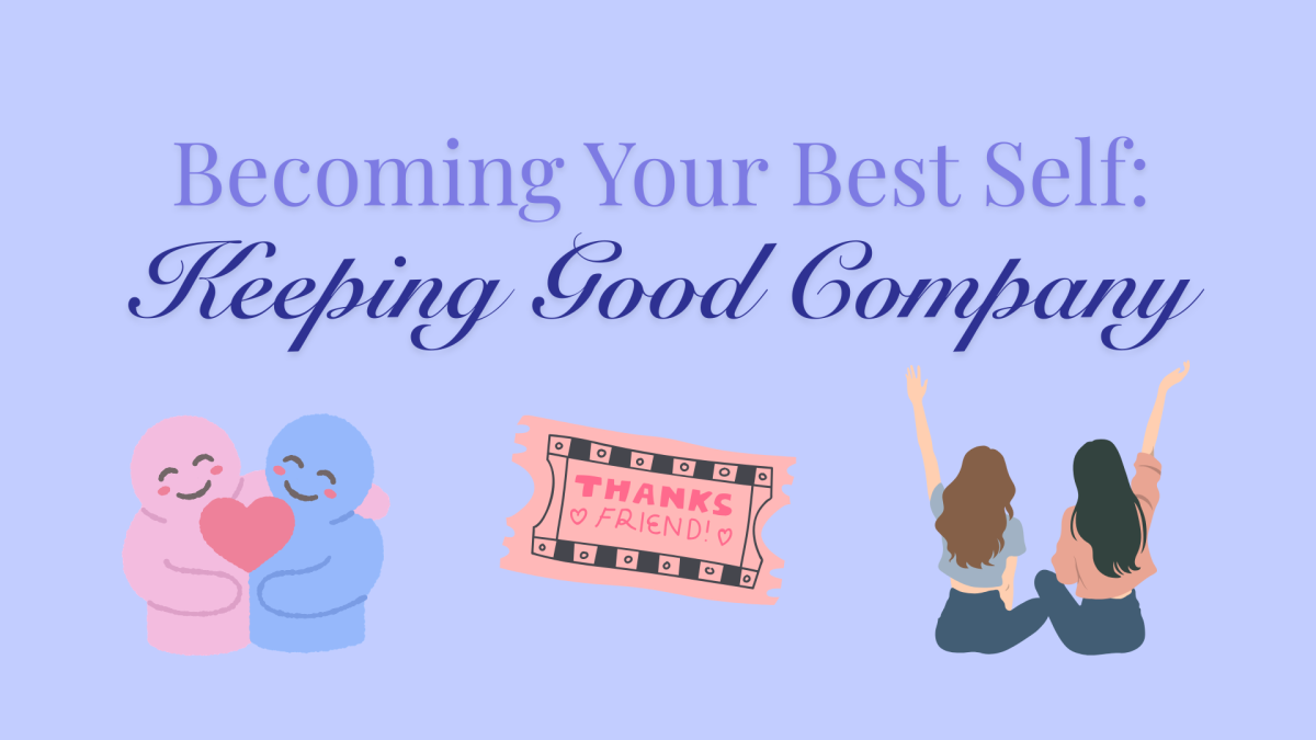 Keeping good company infographic made by Diya Gandhi on Canva.
