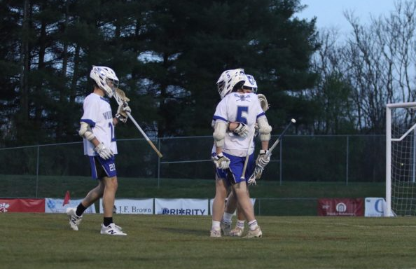 Pat Looney celebrates a goal.